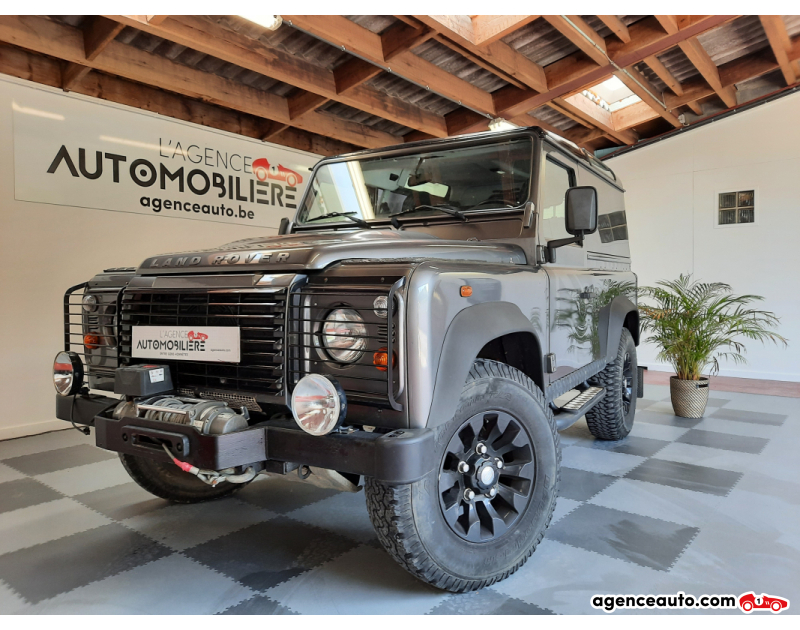 Achat voiture occasion, Auto occasion pas cher | Agence Auto Land Rover Defender 2.2 Turbo 4X4 H3NE2F 122Ch Boite Manuelle 6V/ Utilitaire/ TVA/ Garantie 12 Mois Gris Année 2014 Manuelle Diesel