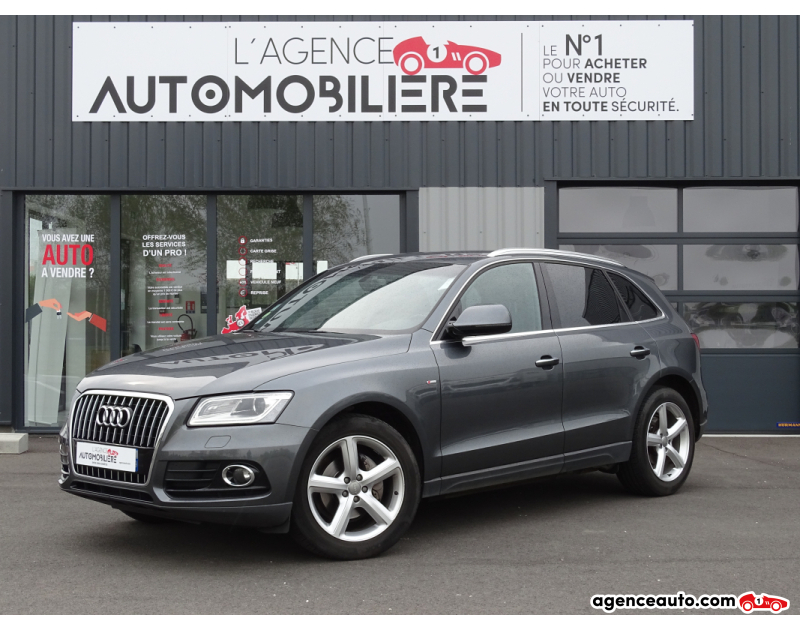 Achat voiture occasion, Auto occasion pas cher | Agence Auto Audi Q5 S LINE 190 CV DSG Argent Année 2017 Automatique Diesel