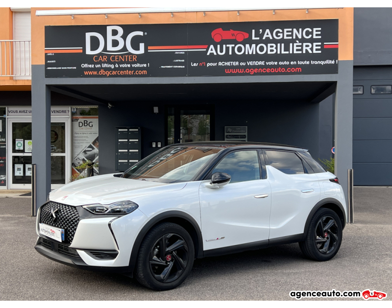 Achat voiture occasion, Auto occasion pas cher | Agence Auto DS DS 3 Performance Line 130 Blanc Nacrée Violet Année 2019 Automatique Essence