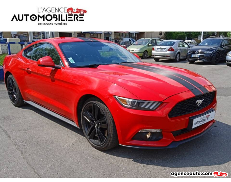Compra de Coches Usados, Coches Usados Baratos %'|'% Agence Auto Ford Mustang 2.3L  Fastback ECOBOOST 317Ch Rouge Año 2016 Automatique Essence
