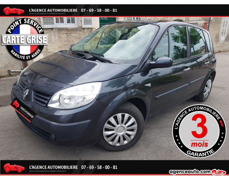 Achat voiture occasion, Auto occasion pas cher | Agence Auto Renault Scenic II 1.5 dCi 106CV CH ***GAR 3 MOIS*** Gris Année 2006 Manuelle Diesel