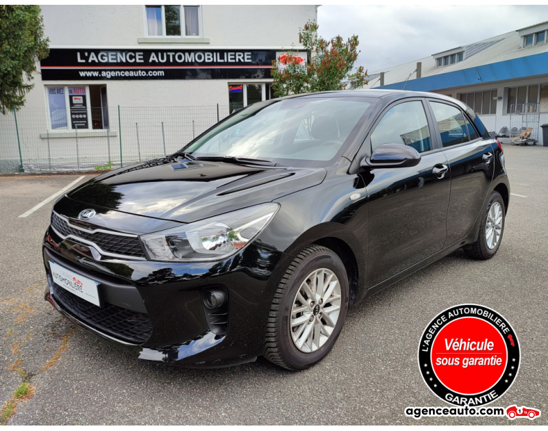 Achat voiture occasion, Auto occasion pas cher | Agence Auto Kia Rio 1.2 85 ACTIVE Noir Année 2019 Manuelle Essence