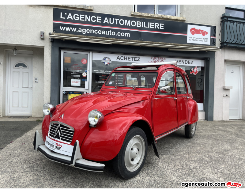 Achat voiture occasion, Auto occasion pas cher | Agence Auto Citroen 2CV - 1966 - Restauration complète - Type AZA Rouge Année 1966 Manuelle Essence