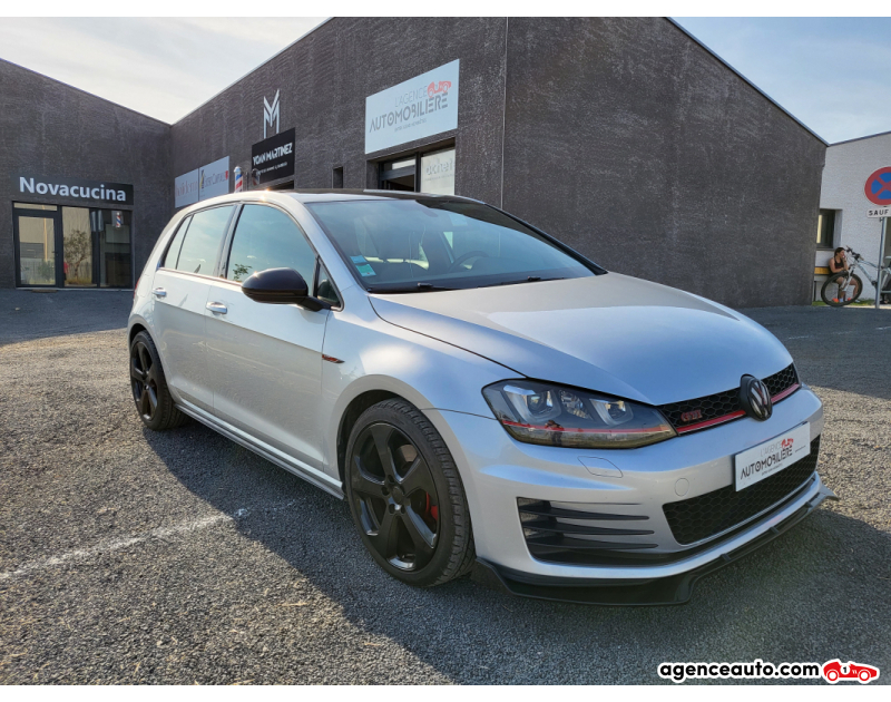 Achat voiture occasion, Auto occasion pas cher | Agence Auto Volkswagen Golf 2.0 TSI 220 GTI Gris Année 2015 Manuelle Essence
