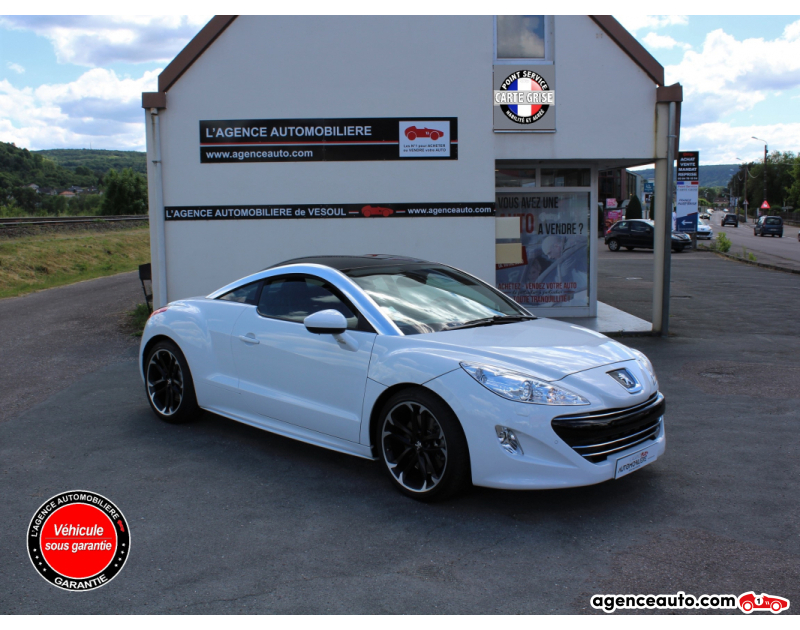 Aankoop Gebruikte Auto, Goedkope Gebruikte Auto | Agence Auto Peugeot RCZ 1.6 THP 16v 200 ch Wit Jaar 2010 Handgeschakelde auto Benzine