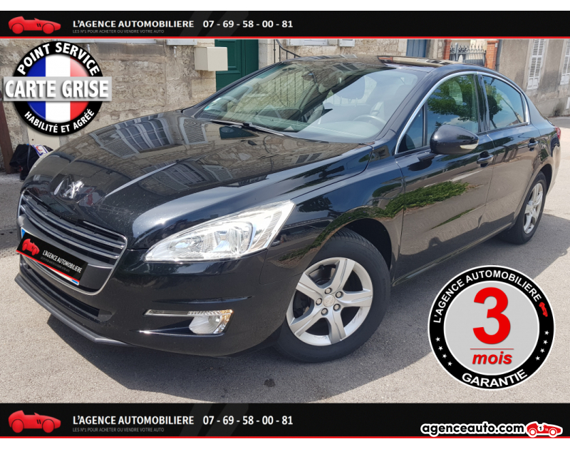 Achat voiture occasion, Auto occasion pas cher | Agence Auto Peugeot 508 I Berline 1.6 HDi FAP 112 CV CH *** GAR 3 MOIS *** Noir Année 2012 Manuelle Diesel