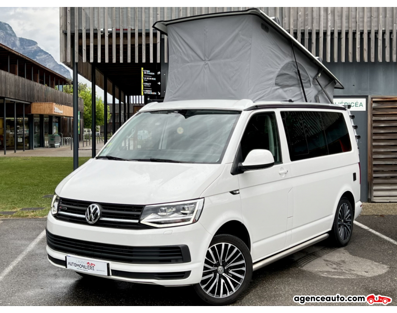 Achat voiture occasion, Auto occasion pas cher | Agence Auto Volkswagen California T6 Beach 2.0 TDi 150 4 Motion VASP Blanc Année 2019 Manuelle Diesel