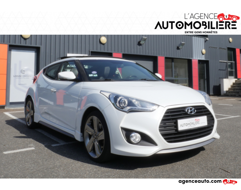 Achat voiture occasion, Auto occasion pas cher | Agence Auto Hyundai Veloster 1.6 T-GDI 186 TURBO Blanc Année 2014 Manuelle Essence