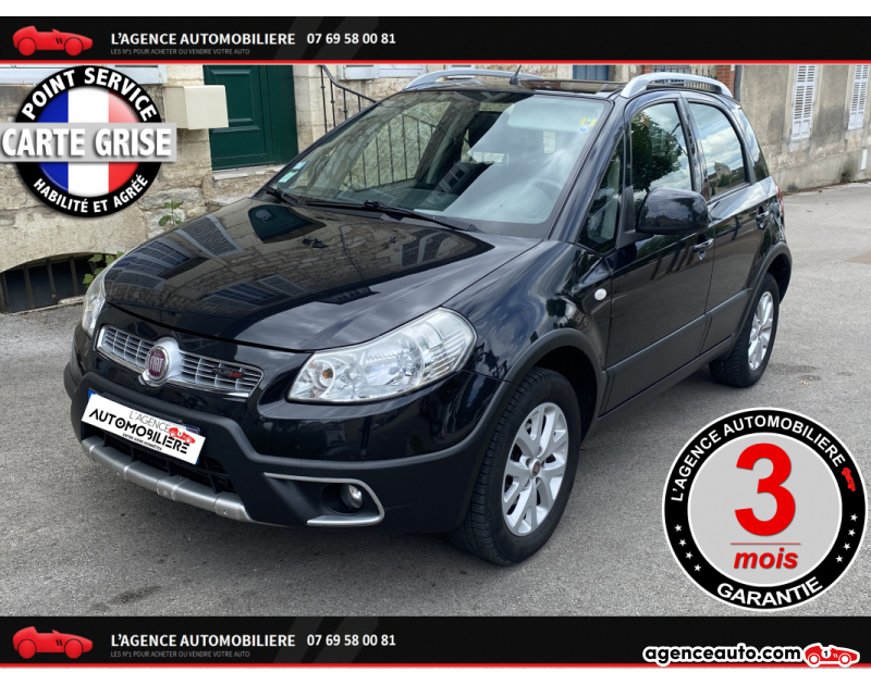 Compra de Coches Usados, Coches Usados Baratos %'|'% Agence Auto Fiat Sedici 2.0 135 CV CH MULTIJET EMOTION 4X4 *** GAR 3 MOIS*** Noir Año 2011 Manuelle Diesel