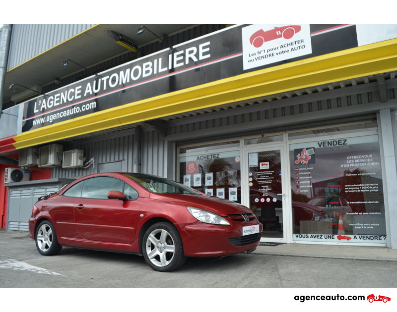 Aankoop Gebruikte Auto, Goedkope Gebruikte Auto | Agence Auto Peugeot 307 CC 2.0 16S Bordeaux Jaar 2004 Manuelle Essence