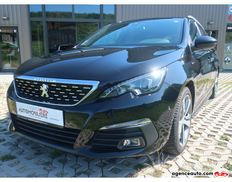 Compra de Coches Usados, Coches Usados Baratos %'|'% Agence Auto Peugeot 308 II SW Phase II 2.0 BlueHDi 16V Gt Line 150Cv Noir Año 2017 Automatique Diesel