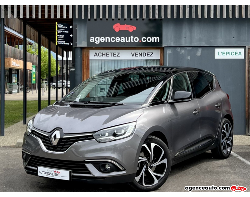 Achat voiture occasion, Auto occasion pas cher | Agence Auto Renault Scenic IV 1.3 TCe 140 Intens Bose / 1°Main Gris Année 2018 Manuelle Essence