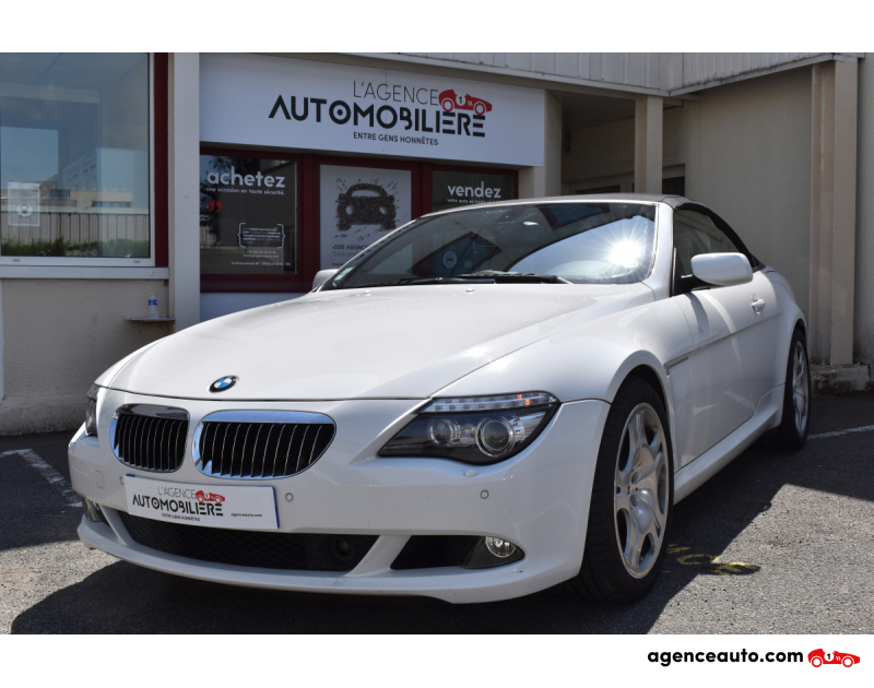 Acquisto Auto Usate, Auto Usate Economiche | Agenzia Automobiliare Bmw Série 6 Série 6 (E64) LCI Cabriolet 650i 4.8 i V8 32V 367 cv Boîte auto Blanc Anno 2007 Automatique Bioethanol