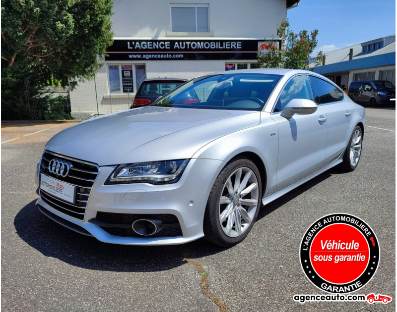 Achat voiture occasion, Auto occasion pas cher | Agence Auto Audi A7 Sportback Quattro 3.0 TDI Sline 24V FAP Stronic S&S 245 Gris Année 2011 Automatique Diesel