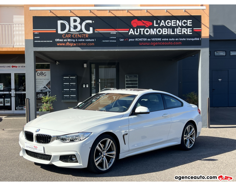 Achat voiture occasion, Auto occasion pas cher | Agence Auto Bmw Série 4 Coupé 420D xDrive 190 CV M Sport FR Blanc Année 2016 Automatique Diesel