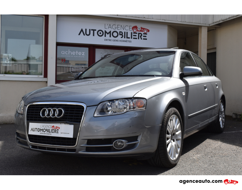 Achat voiture occasion, Auto occasion pas cher | Agence Auto Audi A4 AMBITION LUXE Phase 2 (8EC) 1.9 TDi 116cv Gris Année 2005 Manuelle Diesel
