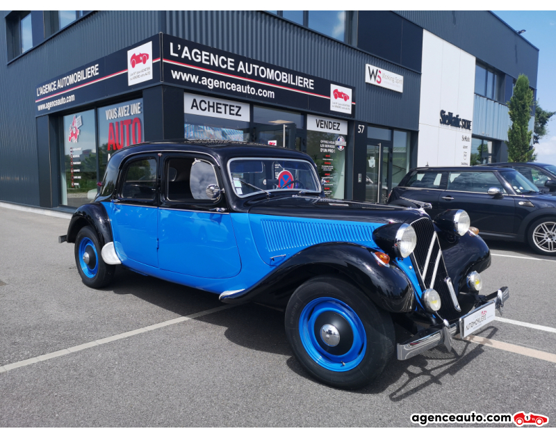 Achat voiture occasion, Auto occasion pas cher | Agence Auto Citroen Traction/15 11B 1955 "Entièrement Restaurée" Noir Année 1955 Manuelle Essence