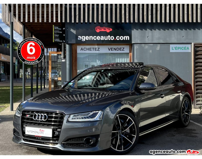 Achat voiture occasion, Auto occasion pas cher | Agence Auto Audi S8 Plus 4.0 v8 TFSi 605ch Quattro Gris Année 2017 Automatique Essence