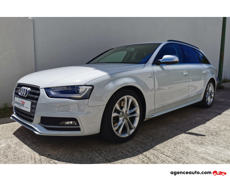 Compra de Coches Usados, Coches Usados Baratos %'|'% Agence Auto Audi S4 AVANT 3.0 TFSI 333 QUATTRO S TRONIC Blanc Año 2013 Automatique Essence