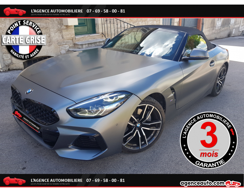 Acquisto Auto Usate, Auto Usate Economiche | Agenzia Automobiliare Bmw Z4 (G29) Roadster sDrive 20i 2.0 i 197CV CH 16V Steptronic 8 197 CV CH Boîte auto***GAR 3 MOIS*** Argent Anno 2019 Automatique Essence