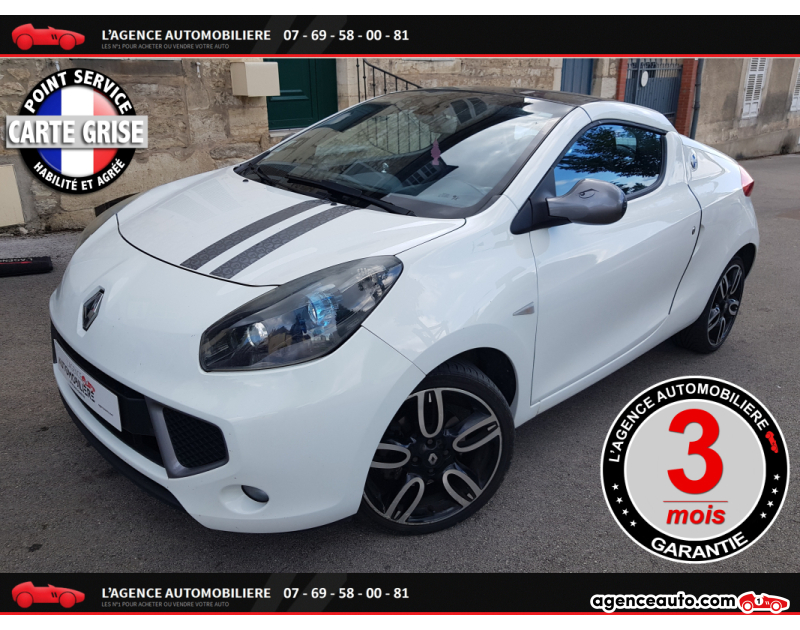 Gebrauchtwagenkauf, Günstige Gebrauchtwagen | Automobilienagentur Renault Wind 1.2 (E4MF) 101 CV CH GORDINI CABRIOLET ***GAR 3 MOIS *** Blanc Jahr 2011 Manuelle Essence