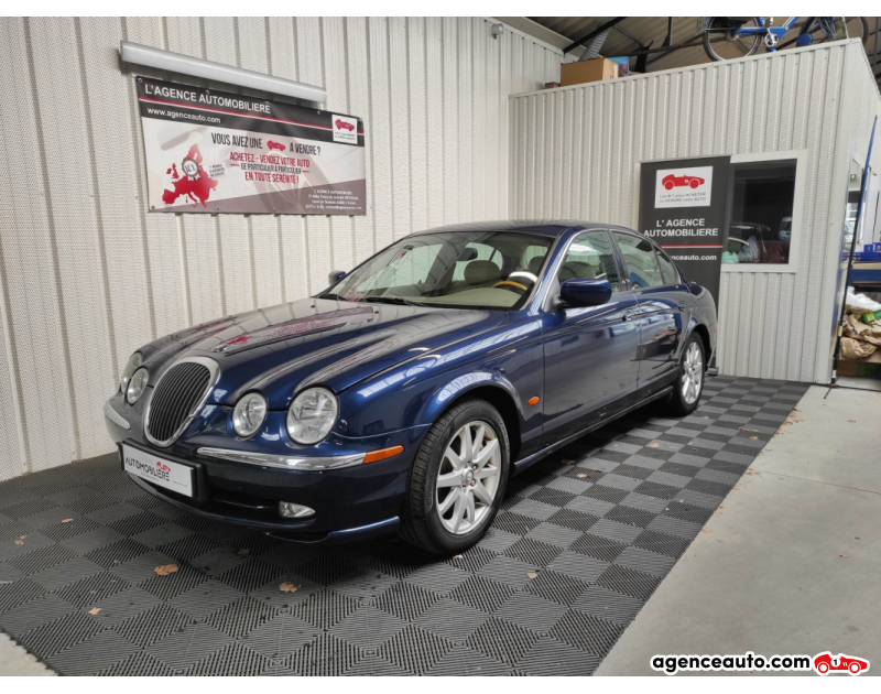 Achat voiture occasion, Auto occasion pas cher | Agence Auto Jaguar S Type 3.0 V6 Pack Classique BVA Bleu Année 2001 Automatique Essence