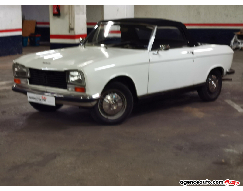 Acquisto Auto Usate, Auto Usate Economiche | Agenzia Automobiliare Peugeot 304 S Cabriolet Blanc Anno 1973 Manuelle Essence