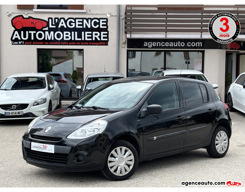 Compra de Coches Usados, Coches Usados Baratos %'|'% Agence Auto Renault Clio III 1.2 75 ch YAHOO 5P Noir Año 2012 Manuelle Essence