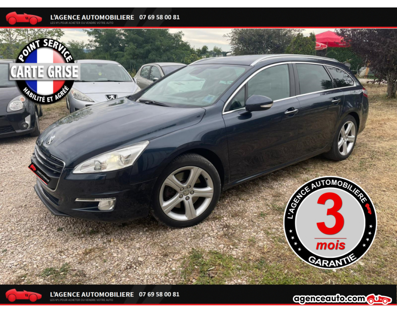 Achat voiture occasion, Auto occasion pas cher | Agence Auto Peugeot 508 SW 2.2 HDi 204 CV CH GT Boîte auto ***GAR 3 MOIS *** Noir Année 2012 Automatique Diesel
