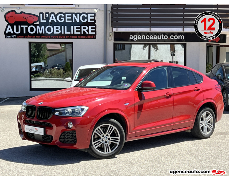 Achat voiture occasion, Auto occasion pas cher | Agence Auto Bmw X4 20D X-Drive 190 ch M SPORT BVA Rouge Année 2017 Automatique Diesel