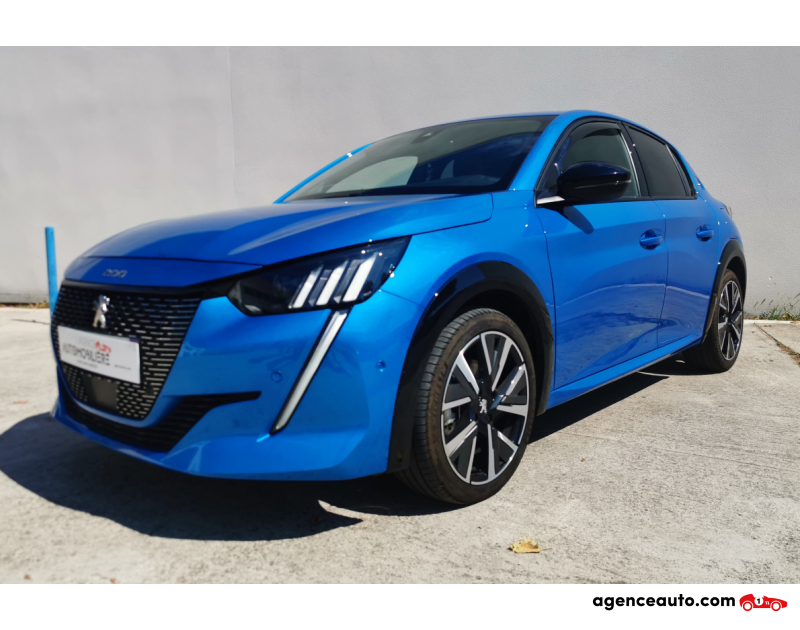 Achat voiture occasion, Auto occasion pas cher | Agence Auto Peugeot 208 1.2 PURETECH 130 GT EAT Bleu Année 2021 Automatique Essence