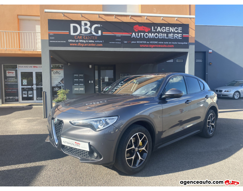 Achat voiture occasion, Auto occasion pas cher | Agence Auto Alfa Romeo STELVIO 2.2 210 Sport Edition Q4 AT8 Gris Année 2018 Automatique Diesel