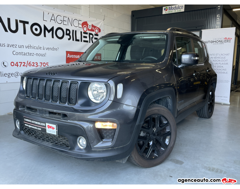 Achat voiture occasion, Auto occasion pas cher | Agence Auto Jeep Renegade 1.6CRDTI 120cv DownTown Gris Année 2019 Manuelle Diesel