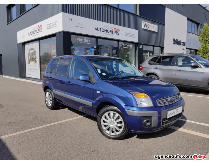 Aankoop Gebruikte Auto, Goedkope Gebruikte Auto | Agence Auto Ford Fusion 5P 1.4 TDCI 68cv SENSO Plus Bleu Jaar 2008 Manuelle Diesel