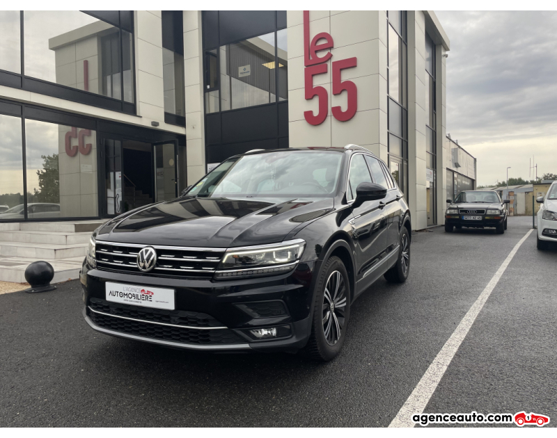 Achat voiture occasion, Auto occasion pas cher | Agence Auto Volkswagen Tiguan CARAT EXCLUSIVE Noir Année 2018 Automatique Diesel