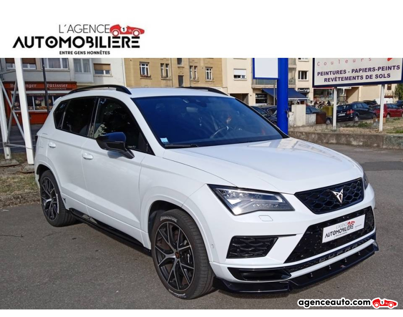 Achat voiture occasion, Auto occasion pas cher | Agence Auto Cupra Ateca 2.0L Tsi 360 Ch 4Drive Première main Blanc Année 2020 Manuelle Bioethanol