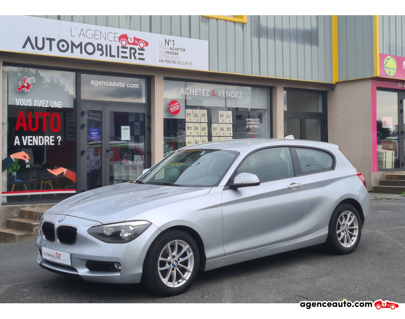 Achat voiture occasion, Auto occasion pas cher | Agence Auto Bmw Série 1 114d 1.6 d 16V DPF 95 cv Lounge Gris Année 2014 Manuelle Diesel