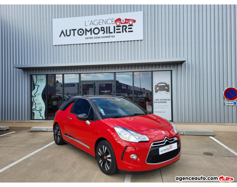 Achat voiture occasion, Auto occasion pas cher | Agence Auto Citroen DS3 1.6 VTI 120 SO CHIC - ETHANOL Rouge Année 2011 Manuelle Bioethanol