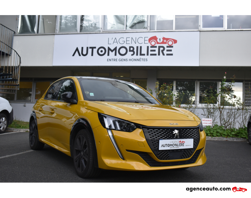 Compra de Coches Usados, Coches Usados Baratos %'|'% Agence Auto Peugeot 208 II (P21) 5 Portes 1.2 PureTech 12V S&S 100 cv GT LINE Jaune Año 2021 Manuelle Essence