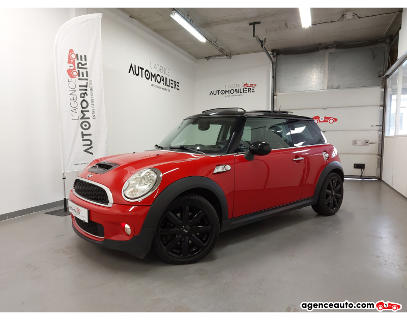 Achat voiture occasion, Auto occasion pas cher | Agence Auto Mini Cooper II 1.6 175 COOPER S BV6 + TOIT OUVRANT Rouge Année 2008 Manuelle Essence