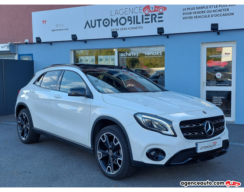 Achat voiture occasion, Auto occasion pas cher | Agence Auto Mercedes Classe GLA 180 122 CH SENSATION 7G-DCT Blanc Année 2019 Automatique Essence
