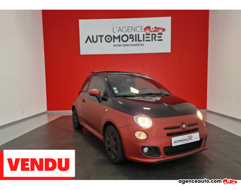 Achat voiture occasion, Auto occasion pas cher | Agence Auto Fiat 500 S 1.3 MULTIJET 95CH + ECRAN TACTILE Rouge Année 2013 Manuelle Diesel