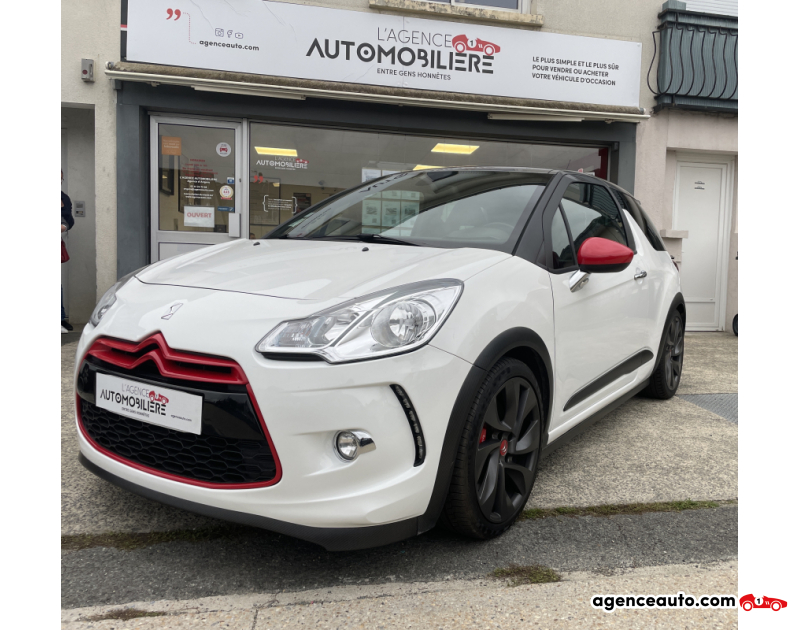 Achat voiture occasion, Auto occasion pas cher | Agence Auto Citroen DS3 1.6 THP RACING 202 CH 1ÈRE MAIN Blanc Année 2013 Manuelle Essence
