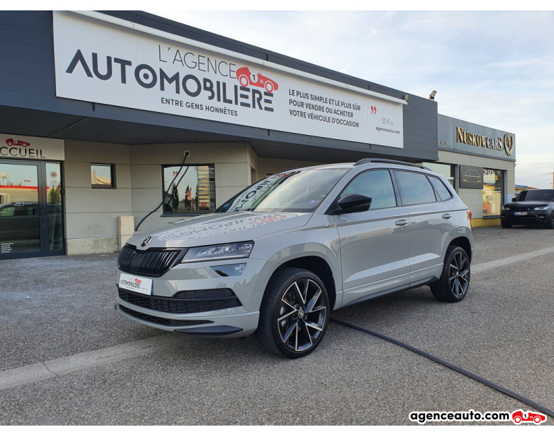 Compra de Coches Usados, Coches Usados Baratos %'|'% Agence Auto Skoda Karoq SPORTLINE 2.0 TDI 116CV SCR DSG7 Gris Año 2020 Automatique Diesel