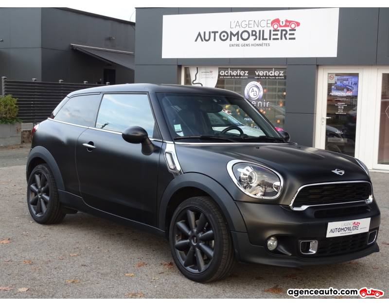 Achat voiture occasion, Auto occasion pas cher | Agence Auto Mini Paceman COOPER S 1.6 i 184 ch FROZEN BLACK Noir Année 2014 Manuelle Essence