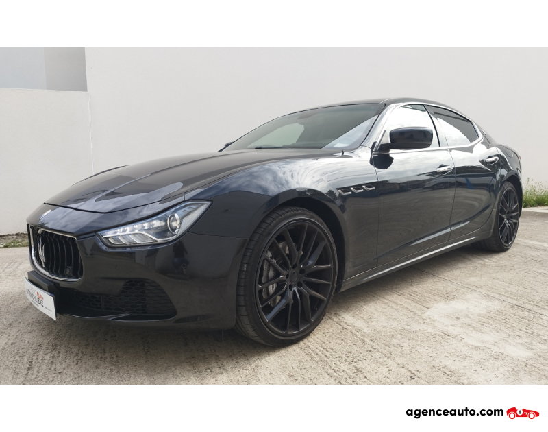 Aankoop Gebruikte Auto, Goedkope Gebruikte Auto | Agence Auto Maserati Ghibli Maserati Ghibli 3.0 v6 275ch Noir Jaar 2014 Automatique Diesel