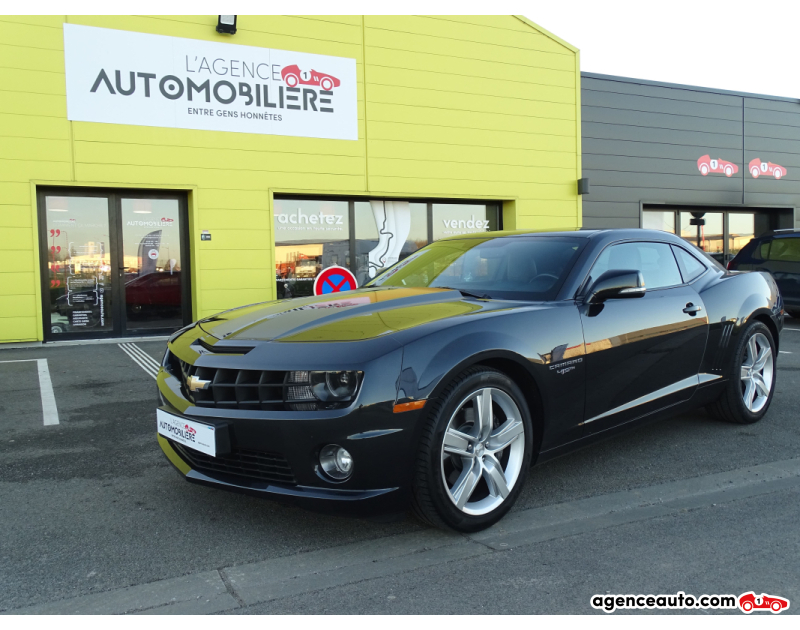 Compra de Coches Usados, Coches Usados Baratos %'|'% Agence Auto Chevrolet Camaro Coupé 6.2 i V8 432 cv édition 45 ième anniversaire Noir Año 2012 Manuelle Essence