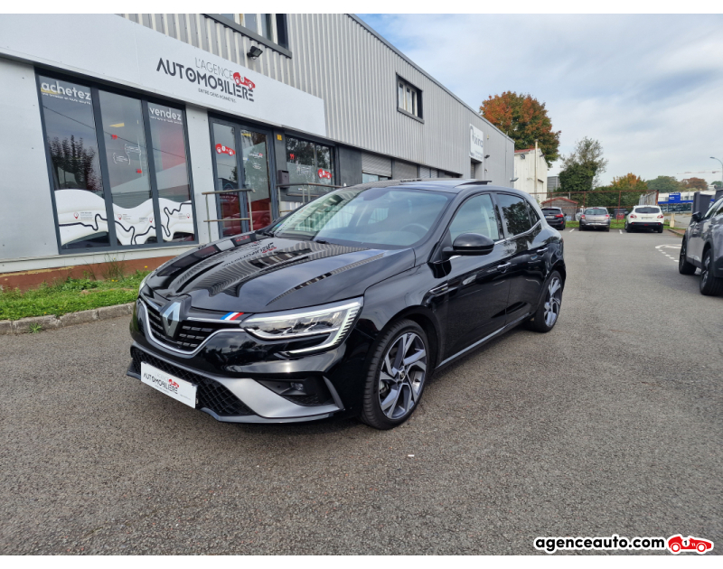 Achat voiture occasion, Auto occasion pas cher | Agence Auto Renault Megane 1.3 TCE 160CH RS-LINE EDC7 1ER MAIN Noir Année 2021 Automatique Essence