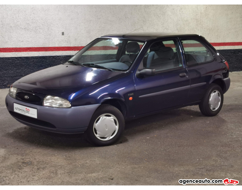 Gebrauchtwagenkauf, Günstige Gebrauchtwagen | Automobilienagentur Ford Fiesta Studio 1.25 Zetec 75ch 3P 1ère Main Blau Jahr 1996 Hand-Schaltgetriebe Benzin