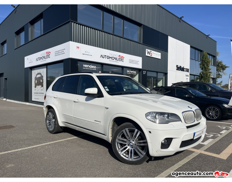 Compra de Coches Usados, Coches Usados Baratos %'|'% Agence Auto Bmw X5 4.0 D 305 M SPORT XDRIVE BVA Blanc Año 2010 Automatique Diesel